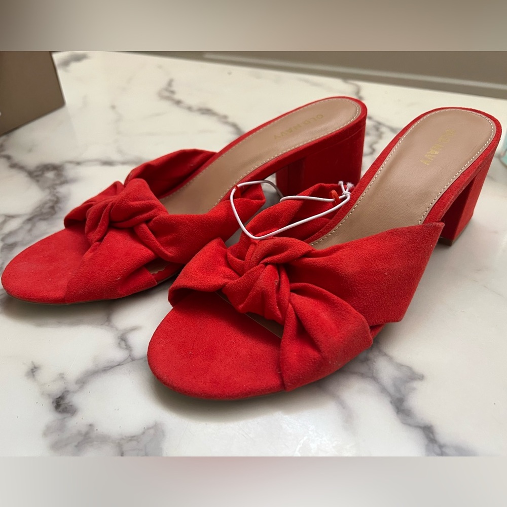 Old navy red heels